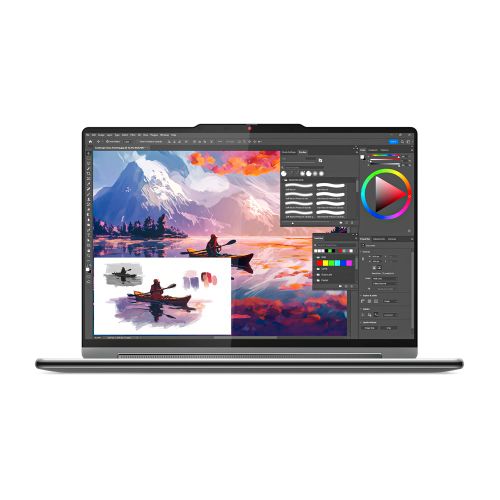 Lenovo 83AC003RYA Yoga 9 2-in-1 14IMH9 (Luna Grey, Aluminium) 16-Core Ultra 7 155H 5.0GHz/24MB 32GB DDR5 1TB-NVMe 14.0" 4K (3840x2400) OLED 400n Touch-Gossy HDR500 DolbyVision ToF-1080p Intel-ARC-AI Boost WiFi AX BT5.3 Pen 3-in-1 Backlite FPR 75Wh 1.4kg W11P+Sleeve slika 3