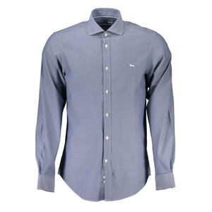 HARMONT &amp; BLAINE MEN'S LONG SLEEVE SHIRT BLUE