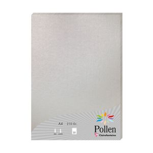 Clairefontaine papir Pollen silver A4/210gr 1/25