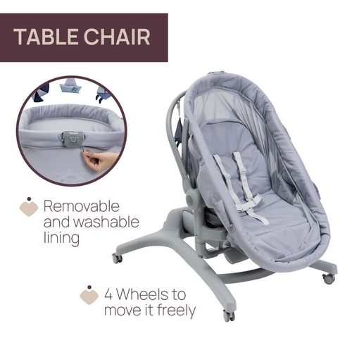 Chicco Baby Hug Pro 5 U 1 Kolevka, Earl Grey slika 7