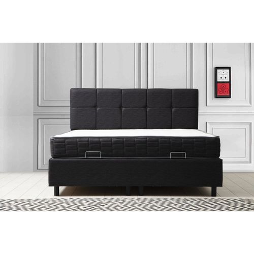 Vitalia Set 120 x 200 - Anthracite Anthracite Single Mattress, Base & Headboard slika 2