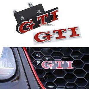 Metalni natpis GTI za prednji dio vozila