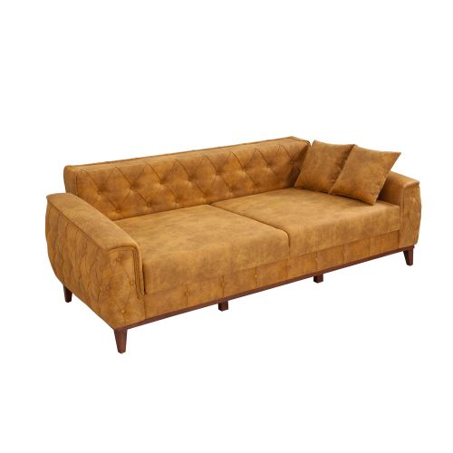 Atelier Del Sofa Marta-TKM06 Žuti set kauča na razvlačenje slika 5