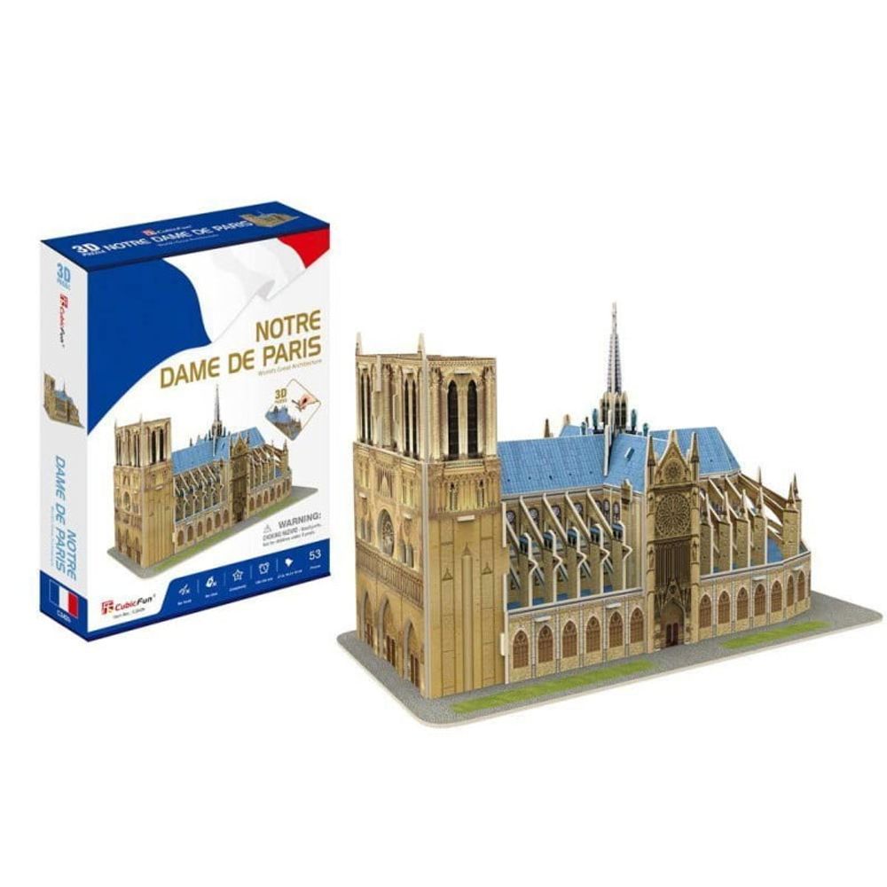 CubicFun 3D Puzzle Notre Dame de Paris - Katedrala Notre Dame slika 1