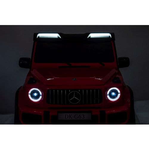 Licencirani auto na akumulator Mercedes G63 XXL 4x4 - dvosjed - crveni slika 11