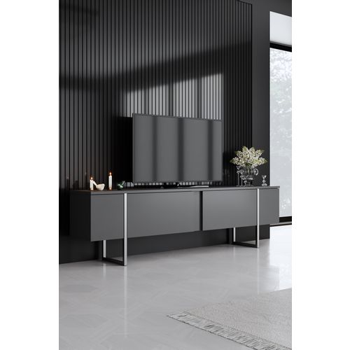 Luxe - Anthracite, Silver AnthraciteSilver TV Unit slika 1