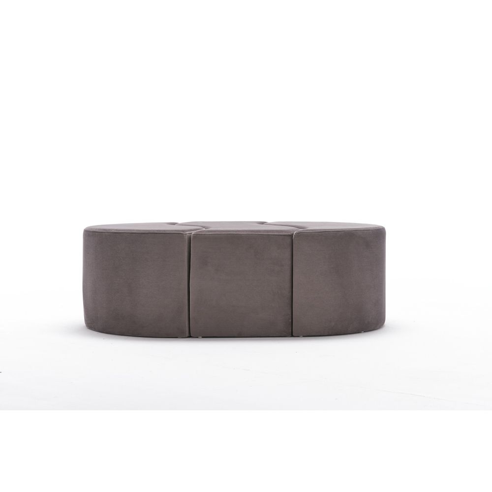 Alya Puf - Luksuzni Tabaure od Mink Velvet Materijala slika 3