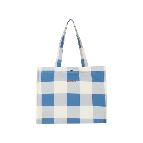 Nobodinoz Portofino Tote Torba Checks, Blue slika 1