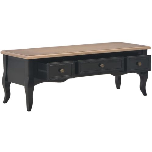 280051 TV Cabinet Black 100x35x35 cm Wood slika 29