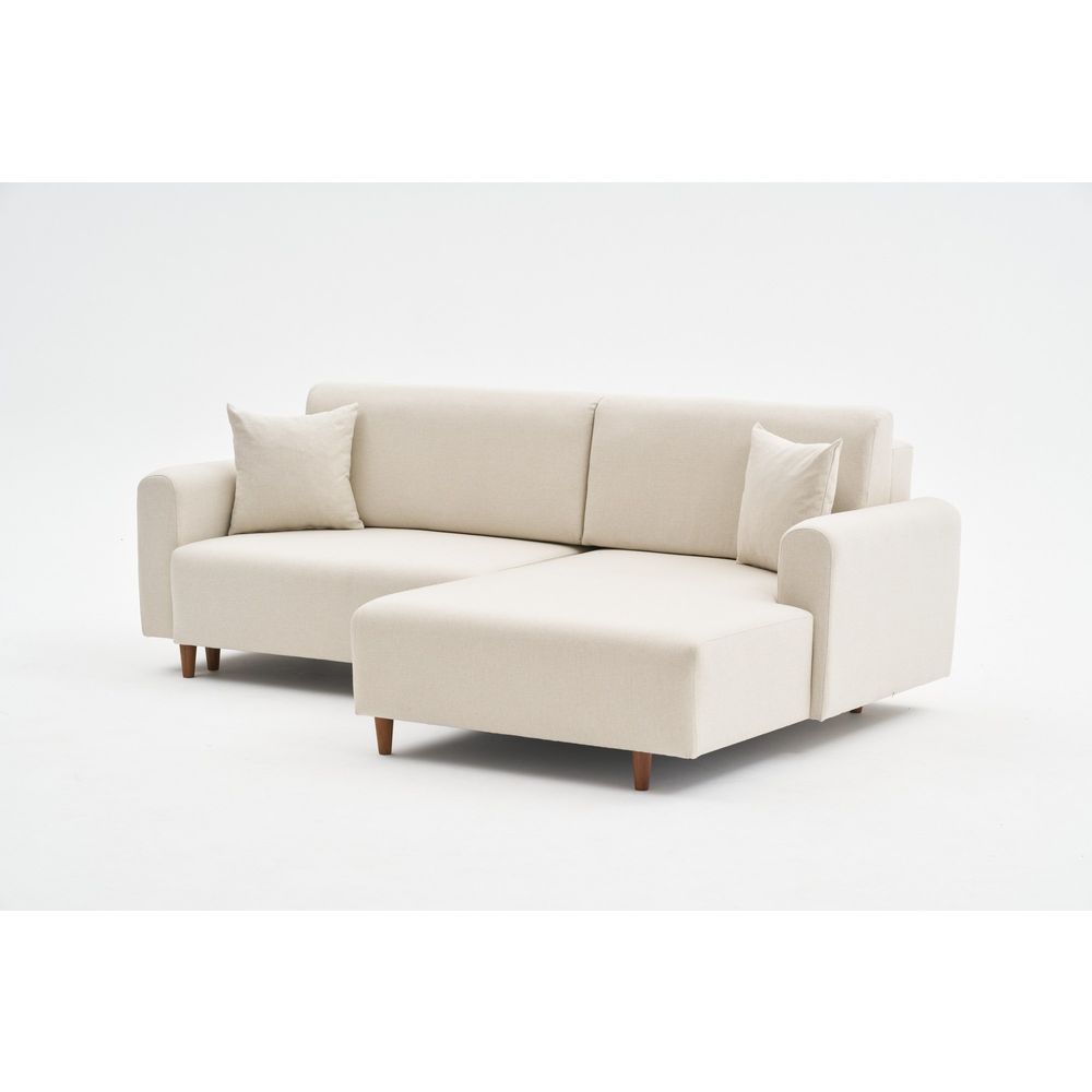 Mane Right - Krem Kutić Sofa na Razvlačenje slika 7