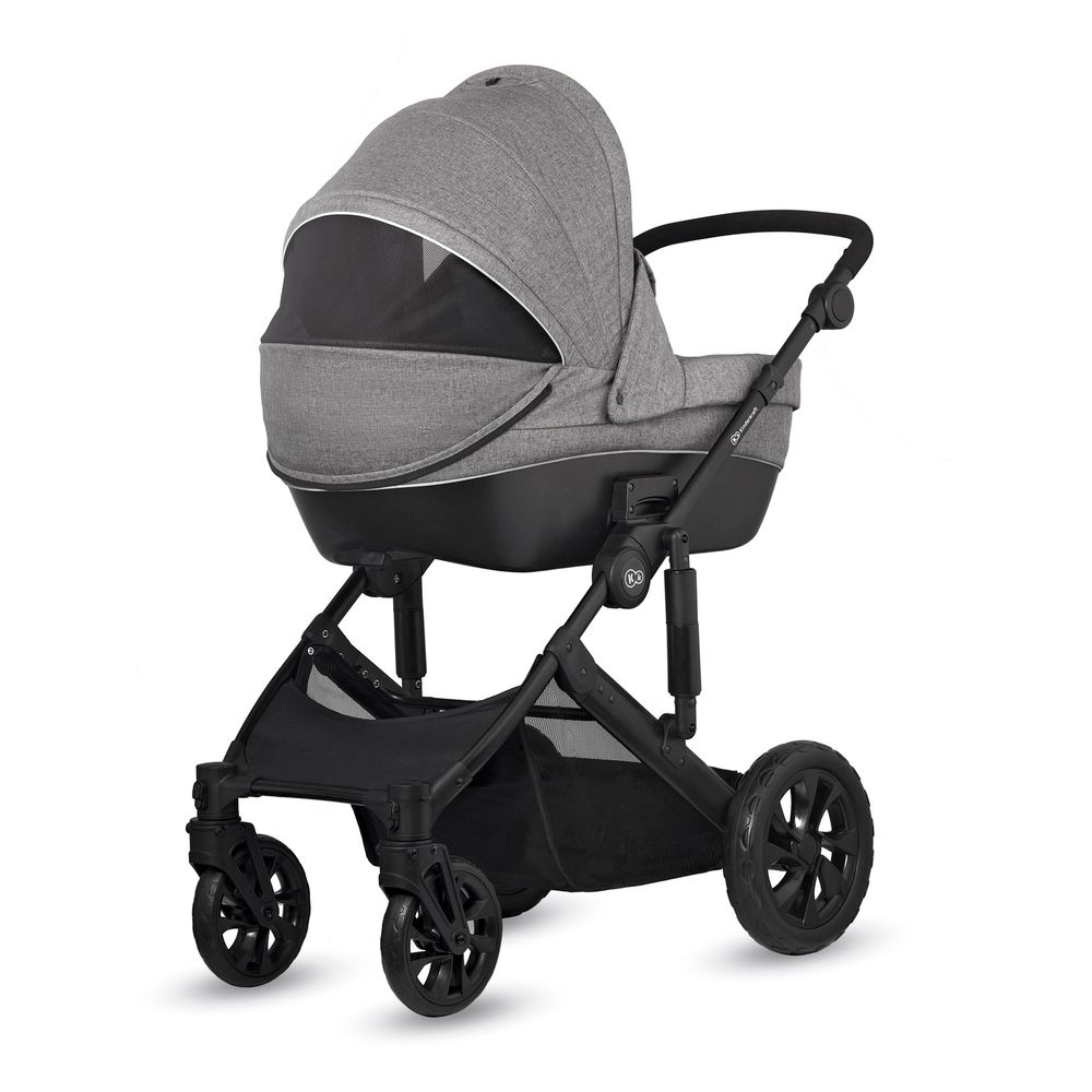 Kinderkraft kolica Prime Lite 3u1, siva slika 3