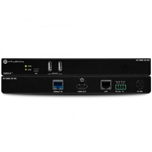 Omega 4K/UHD HDMI prijemnikAV signala sa USB,PoE,IR,RS232, T-OME-EX-RX slika 1