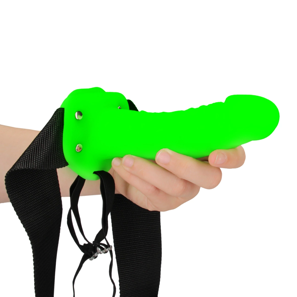 Joj! by Shots Realistic strap-on pojas - Sjaj u tami - 7 / 18 cm slika 5