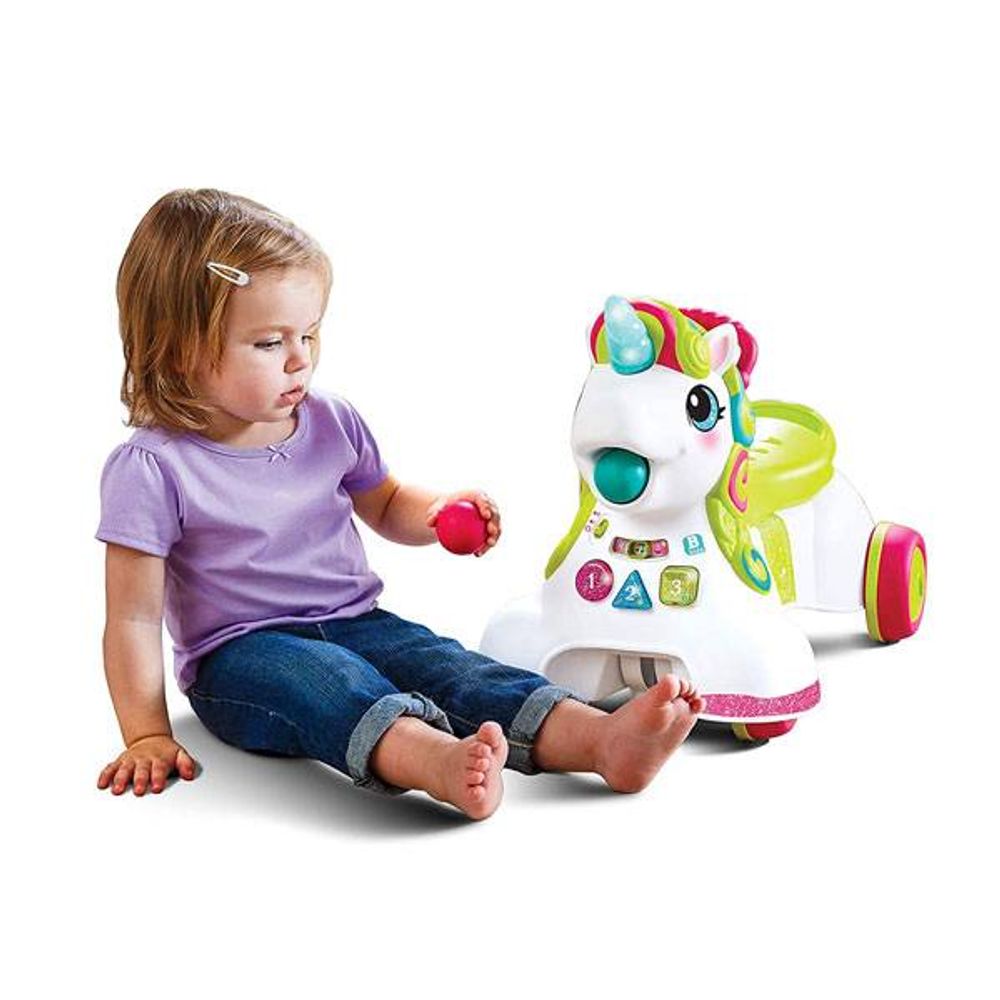Infantino 227018 Guralica 3U1 Sit, Walk & Ride - Jednorog slika 2