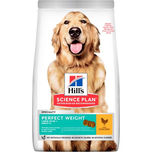 Hill's™ Science Plan™ Pas Adult Large Breed Perfect Weight s Piletinom, 12 kg slika 1