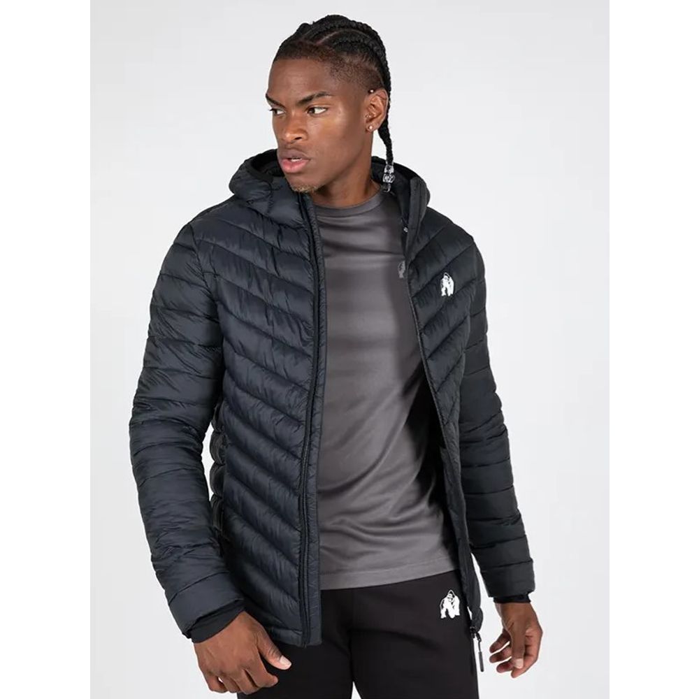 Gorilla Wear Osborn Puffer Jakna, Crna slika 4