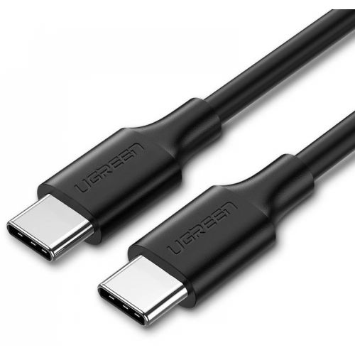 UGREEN USB-C na USB-C kabel 2.0, 0.5m, crni - u polietilenskoj vrećici slika 1