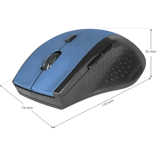 Bežični miš Defender Accura MM-365 6D plavi slika 3
