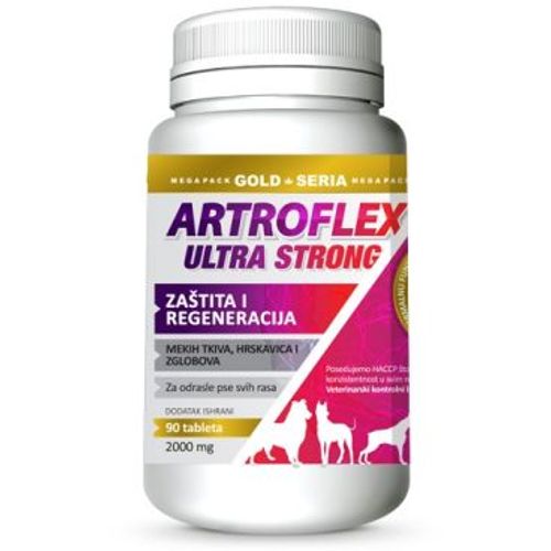 Artroflex Ultra Strong Gold zaštita i regeneracija zglobova za pse 90 tableta/2000 mg slika 1