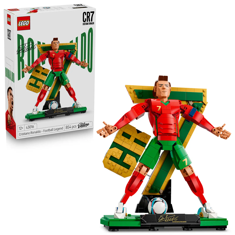 LEGO® Editions 43016 Cristiano Ronaldo – nogometna legenda slika 1