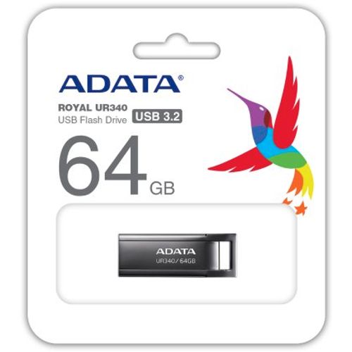 A-DATA 64GB USB 3.2 AROY-UR340-64GBK crni slika 5