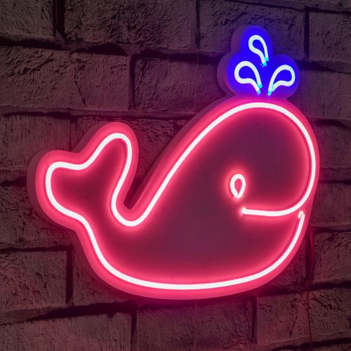 Wallity Ukrasna plastična LED rasvjeta, Baby Whale slika 10