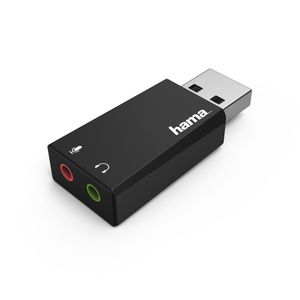 Hama USB zvučna kartica 2x3,5mm ženski na USB-A muški