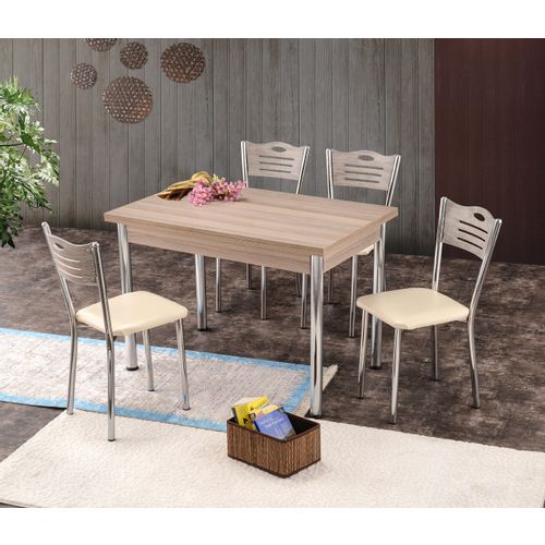 Polo - 1307 Oak
Silver Extendable Dining Table slika 1