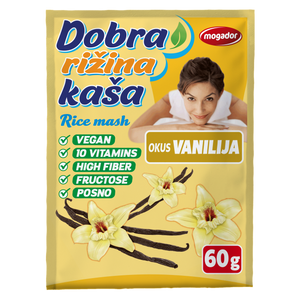 Dobra rižina kaša sa aromom vanilije bez glutena 60g