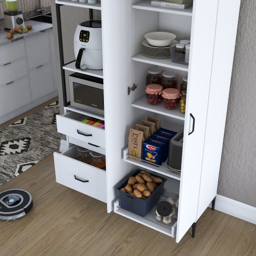 JE142 - 3106 White Multi Purpose Cabinet slika 7