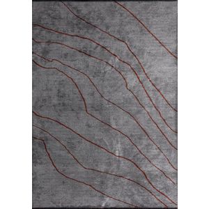 Tepih CURVE LIGHT GREY, 200 x 250 cm