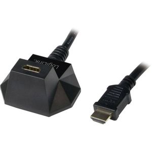 LogiLink HDMI produžetak HDMI A utikač, HDMI A utičnica 1.50 m crna CH0041  HDMI kabel