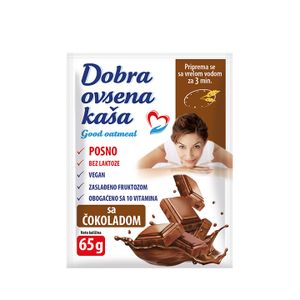 DOBRA OVSENA KAŠA čokolada 65g