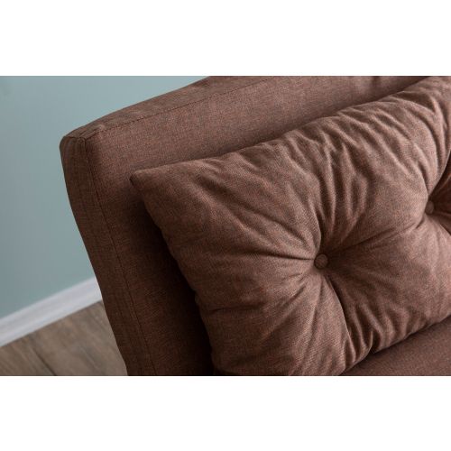 Atelier Del Sofa Sando 2-Seater - Svetlo braon dvosed na razvlačenje slika 3