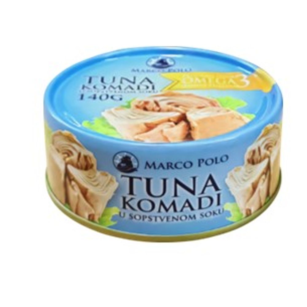 Marco Polo Tuna Komadi U Sopstvenom Soku 140g slika 1