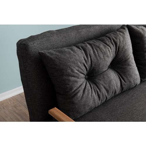 Atelier Del Sofa Dvosjed, Sando 2-Seater - Dark Grey slika 4