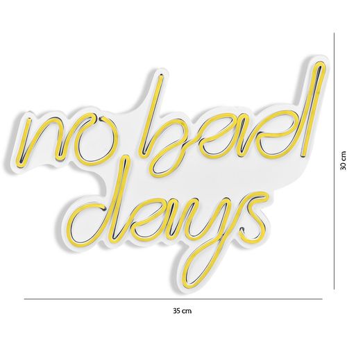 Wallity Ukrasna plastična LED rasvjeta, No Bad Days - Yellow slika 8