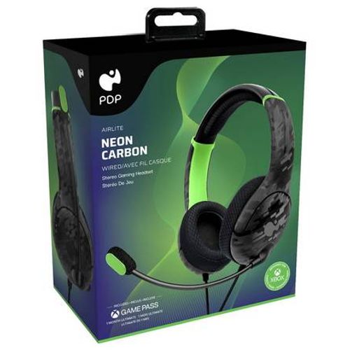 PDP AIRLITE WIRED XBOX HEADSET - NEON CARBON slika 2