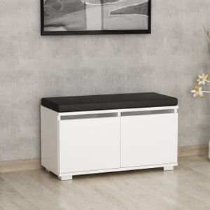 Drago - White White Shoe Cabinet