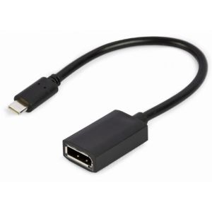 A-CM-DPF-02 Gembird USB Type-C to DisplayPort adapter cable, 4K, 15 cm, black