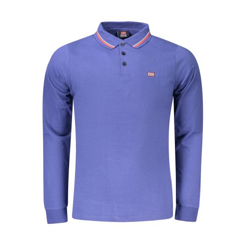 NORWAY 1963 MEN'S LONG SLEEVE POLO SHIRT BLUE slika 1