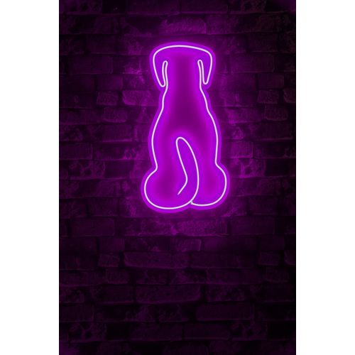 Wallity Ukrasna plastična LED rasvjeta, Doggy - Pink slika 2