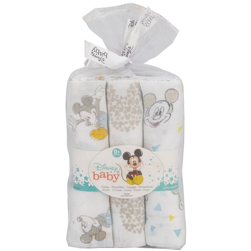 Muslin tetra pelene Mickey 80x80 cm - 3 kom slika 3