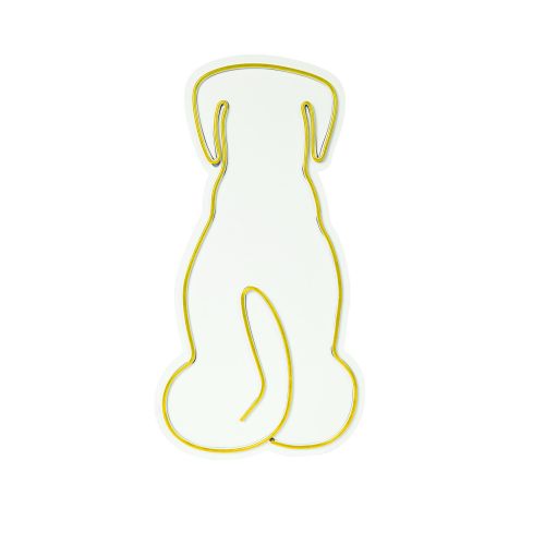 Wallity Ukrasna plastična LED rasvjeta, Doggy - Yellow slika 5