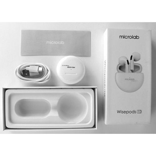 Microlab Wisepods10 bluetooth V5.0 slusalice, TWS, Touch control slika 2