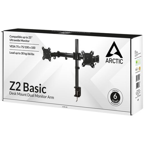 Arctic Z2 Basic dual nosačza monitore, desk mountdual monitor arm slika 4