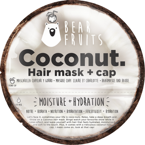 BEAR FRUITS MASKA ZA KOSU MASK COCONUT 20ml slika 1