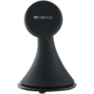 Canyon CH-6 Car Holder for Smartphones,magnetic suction function ,with 2 plates(rectangle/circle), black ,97*67.5*107mm 0.068kg