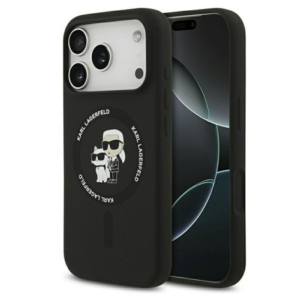 TPU Karl Lagerfeld maska za iPhone 17 Pro Max KLHMP17XSCMKCRHK slika 1