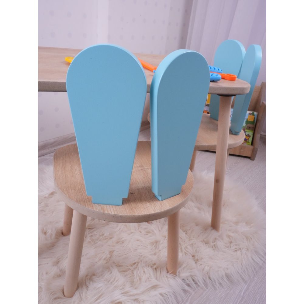 Bunny Set Stolica - Baby Plava i Braon slika 2